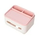 thumbnail image 2 of Organizador de cajas de pañuelos | Porta pañuelos de baño ABS de pared y escritorio con múltiples compartimentos | Instalación superadhesiva sin taladros | Estante para cocina, habitación de invit, 2 of 5