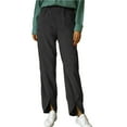 thumbnail image 1 of MesaSe Women Pants Loose Solid Color Thicken Straight Lady Trousers for Daily Wear, 1 of 3