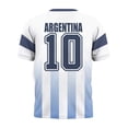 thumbnail image 2 of Playera Argentina para Caballeros, Cuello Redondo Manga Corta Blanco Talla CH, 2 of 4