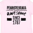 thumbnail image 4 of Inktastic Pennsylvania Awesome Since 1787 Boys or Girls Toddler T-Shirt, 4 of 5