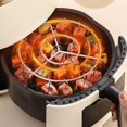 thumbnail image 4 of YSTIANN Kit d'Accessoires pour Friteuse à Air Chaud en Acier Inoxydable 2 Pcs - Grille Verticale Universelle + 36 Brochettes pour Rôtissoire Poulet, Kebabs, Four & Cuisson WJ85-2849, 4 of 7