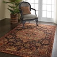 thumbnail image 6 of Nourison Vintage Tradition VGT01 Orange/Red/Blue Indoor Area Rug - 5'3 x 7'5, 6 of 8