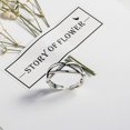 thumbnail image 3 of Anillo de plata de ley 925 maciza para mujer, anillo de pulgar de plata vintage ajustable, anillos de dedo abiertos unisex redimensionables para mujeres, hombres y niñas JFHHH pequeña, 3 of 5