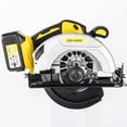 thumbnail image 5 of 7-Inch Cordless Circular Saw, Lithium-ion Electric Woodworking Saw with Adjustable Angle, 5 of 6