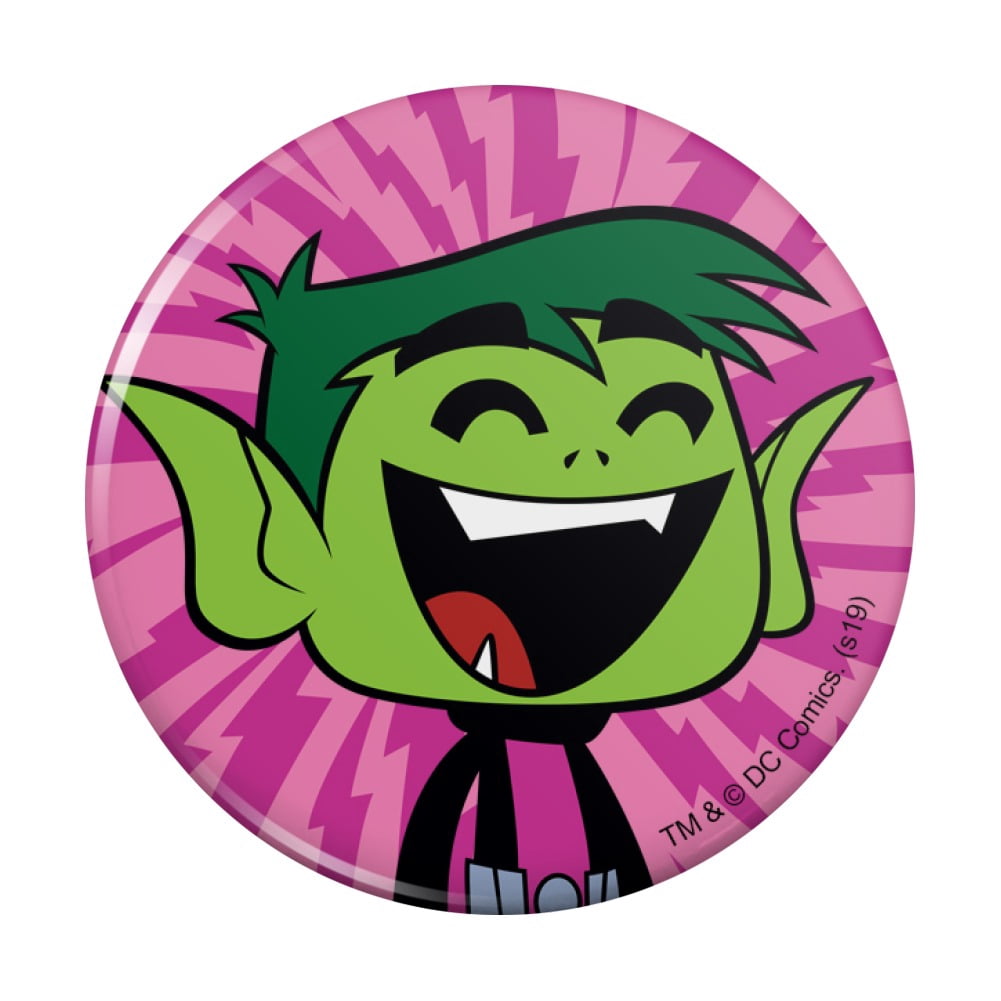 Teen Titans Go! Beast Boy Pinback Button Pin - Walmart.com