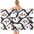 thumbnail image 2 of Husky Dogs with Blue Eyes Large Beach Towel - Plush Thick Cotton Pool Towel, Adult Beach Towels, 2 of 16