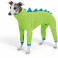 thumbnail image 6 of UOSIA Italian Greyhound Whippet Dog Fleece Dinosaur Onesie, Turtleneck Costume Outfit, 6 of 6