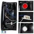 thumbnail image 2 of AKKON - For Toyota Pickup Truck Black Bezel Rear Tail Lights Brake Driver/Passenger Lamps Pair, 2 of 7