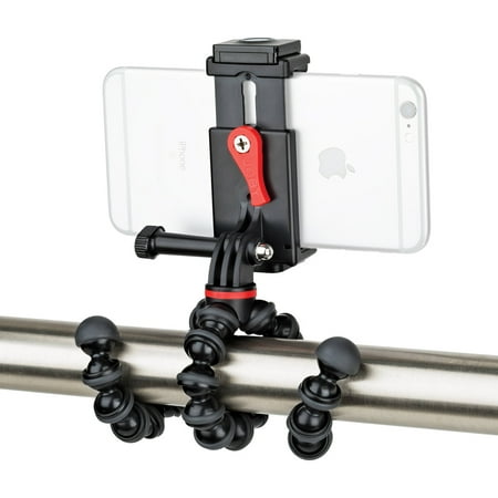 JOBY - GripTight Action Kit Tripod - Red/Gray/Black