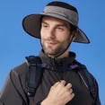 thumbnail image 2 of tamizeot Chapeau de Soleil Imperméable en Polyester pour Hommes Léger Pêche Randonnée Chapeau Imperméable, 2 of 6
