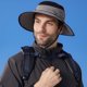 thumbnail image 3 of Guardurnaity Sombrero de pescador ligero de algodón y cáñamo para hombre, transpirable, para pescar al sol, de verano Sombreros do, 3 of 6