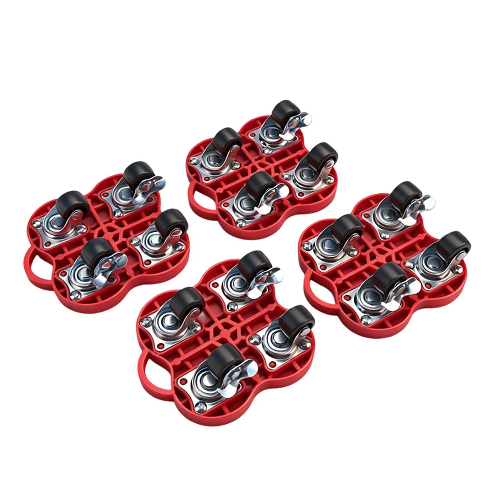 Furniture Movers with Wheels Portable 4 Wheel Furniture Furnitures Mover Tool with 360°Rotation Rubber Wheel