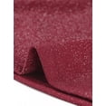 thumbnail image 3 of Tops cortos elásticos brillantes con cordón lateral con cordón brillante para mujer Vino rojo M, 3 of 5