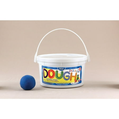 UPC: 0081187483039 | HYG48303 – Dazzlin Dough Blue 3 lb. tub by Hygloss Products Inc.