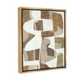 thumbnail image 4 of Stupell Industries Wavy Southwestern Shapes Abstract Painting Brown Floater Framed Canvas Art Print Wall Art, 25 x 31, 4 of 10