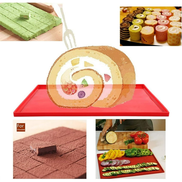 Silicone Soft Plate Cookmat Leaf Pastry Cake Meals Matte