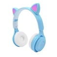 thumbnail image 3 of Auriculares Inalámbricos Bluetooth Macarena Con Oreja de Gato LED Azul, 3 of 6