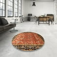 thumbnail image 4 of Ahgly Company Machine Washable Indoor Rectangle Traditional Tomato Red Area Rugs, 7' x 9', 4 of 7