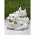 thumbnail image 1 of Ni - ke Air Jordan 4 White Oreo Retro Size 13 Mens Sneakers 2021 CT8527-100, 1 of 5