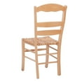 thumbnail image 6 of Pemberly Row Beechwood Set of 2 Rush Seat Ladder Back Dining Chairs in Natural, 6 of 9