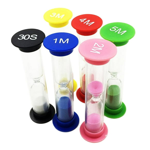 Desktop Clock Sand Timers 30s 1 2 3 4 5 Minute Sand Hourglass Timer fs