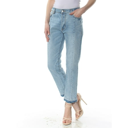 Blue Denim Crop - RACHEL ROY Womens Blue Cropped Jeans Size: 30 Waist