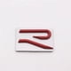 thumbnail image 1 of Adecuado Para El Nuevo Logotipo Del Coche R , Golf 8 , Modificado tail logo metal Pegatina Decorativa, 1 of 4