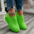 thumbnail image 5 of Women's Platform Walking Shoes Lace Up Sneakers Breathable Upper Lightweight Casual Footwear Comfortable Thick Sole Perfect for Work Travel and Casual Occasions Green 41, 5 of 7