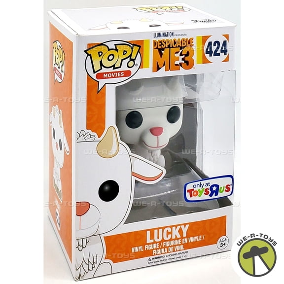 Funko POP Movies 424 Despicable Me 3 Lucky Vinyl Figure Toys R Us Exclusive