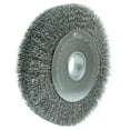 thumbnail image 2 of Weiler Wide-Face Crimped Wire Wheel, 10 in Dia. x 1 5/8 in W, 0.014 in Steel, 4,000 rpm, 2 of 3