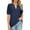 Navy, variant on Vmvidoty Womens Summer Business Casual Blouses V Neck Short Sleeve Shirts Hollow Out Cute Lace Tops Navy XXL