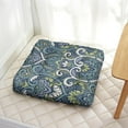 thumbnail image 4 of 22 Inch Floor Cushion for Meditation and Yoga, Dutch Velvet Square Pillow in Boho Decor Style, 4 of 7