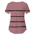 thumbnail image 6 of Gytharion Maternity Nursing Blouse for Women Round Neck Stripes Breastfeeding Tshirts Fashion Casual Short Sleeve Pregnancy Tops, 6 of 6