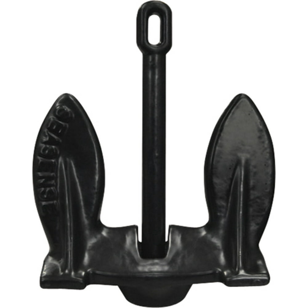 SeaSense 20 lbs Black Vinyl Coated Navy Anchor