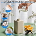 thumbnail image 4 of Ceramic Soap Dispenser, 12 oz/350ml Hand Soap Dispenser with Stainless Steel Pump for Bathroom Kitchen, Refillable Dish Dispensers for Hand soap, Lotion, Body Wash, 4 of 7