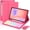 Coral Red Mouse, variant on Magnetic Keyboard Mouse Combo Case with RGB Backlight Keypad & Pen Slot for Samsung Tab S9 11", S9 FE 10.9", S10 Lite, S10 FE 5G,Black