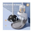 thumbnail image 2 of Cepillo Para Baño Y Destapador De Inodoro Kit con Soporte Belug Blanco con negro, 2 of 5