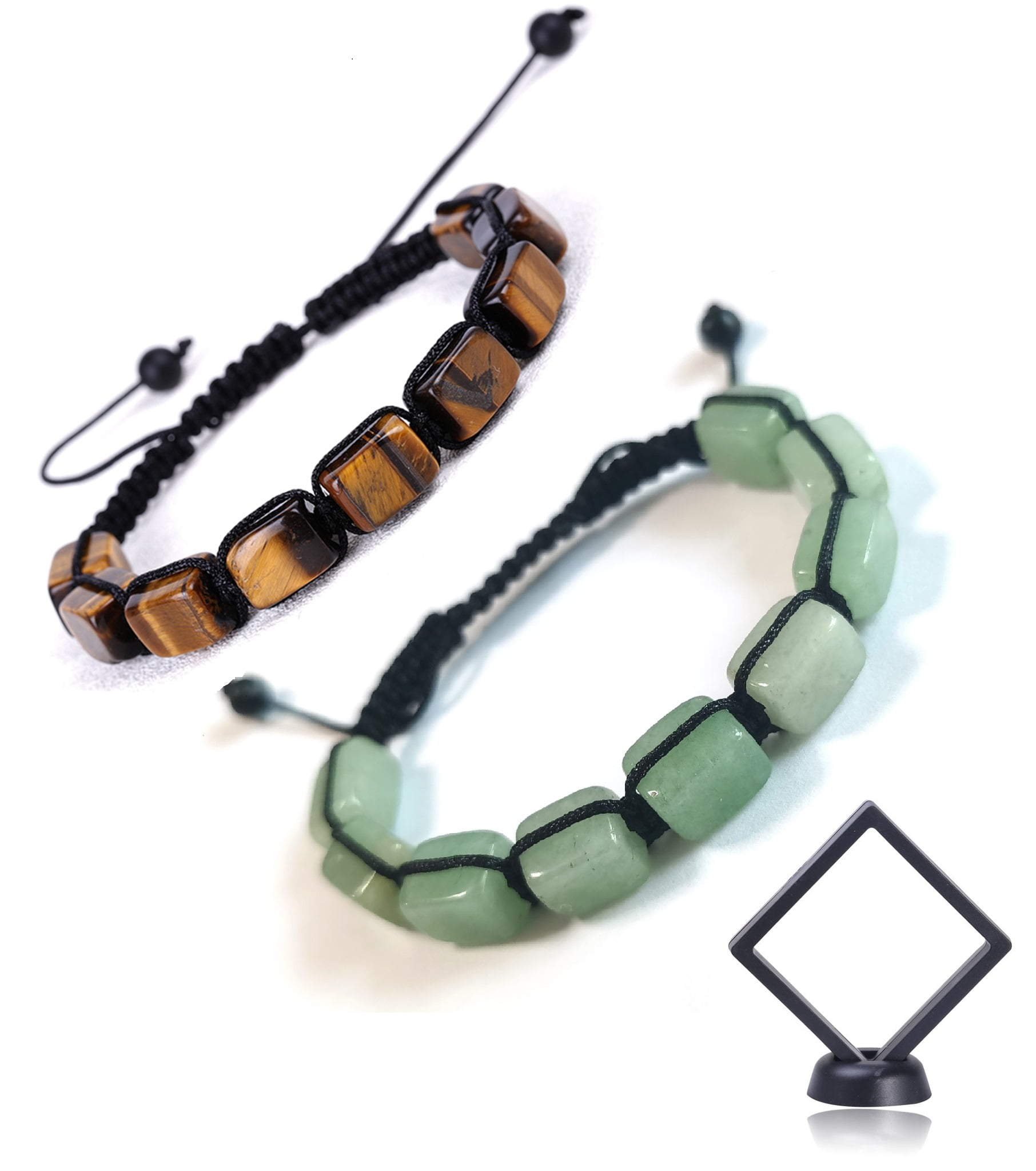 Natural Black Lava/Onyx/Hematite Stone Bead 7 Reiki Chakra Bracelet Healing Balance Men Bracelet