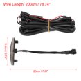 thumbnail image 3 of 4uds LED Ahumada Rejilla Luces Ahumada Carcasa Blanco Luces para Camiones, 3 of 10