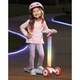 thumbnail image 6 of Little Tikes Glow Stick 3 Wheel Kick Scooter with Light Patterns, Ages 3-7 Years, 6 of 7