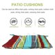 thumbnail image 3 of Decorative Chair Pads Indoor Outdoor Seat Cushion for Office Home Patio Decor, 3 of 4