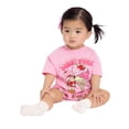 thumbnail image 2 of Strawberry Shortcake Baby Girls Short Sleeve Graphic Tee and Matching Bike Shorts Set, 2-Piece, Sizes 0/3M-24M, 2 of 7