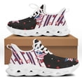 thumbnail image 1 of Zapatos planos con estampado de la bandera estadounidense y la Estatua de la Nación para mujer, zapatillas modernas para primavera y verano., 1 of 6