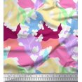 thumbnail image 1 of Soimoi Tissu Poly Georgette Floral pour Chemise Décorative Imprimé au Mètre 52 Pouces de Large, 1 of 1