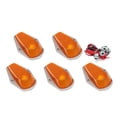 thumbnail image 2 of 5Packs Cab Marker Light Amber Lens LED Cab Roof Running Lights W/Wiring Pack for 1973-1997 Pickup, 2 of 5