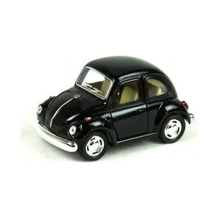 4" Kinsmart 1967 VW Volkswagen Beetle Diecast Model Toy Car Not to Scale Black