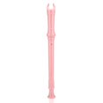 thumbnail image 2 of Plastic Recorder Soprano Recorder 8 Holes High Pitch Soprano Recorder Flute ABS Flageolet Instruments Reed Pipe Kids Pink, 2 of 8