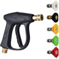 thumbnail image 1 of Pistola de agua para lavado de autos, pistola hidrolavadora de 3000 PSI máx. con boquillas de conexión rápida, kit de manguera M22 para hidrolavadoras, 1 of 5