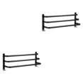thumbnail image 2 of Youkk Rustproof Towel Bar Shower Towel Rack Kitchen Bathroom 3 Layer 40cm Regular 2Set, 2 of 6