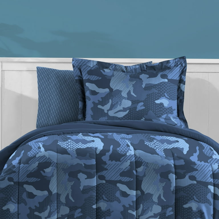 Dream Factory Geo Camo Piece Comforter Set, Cotton/Polyester